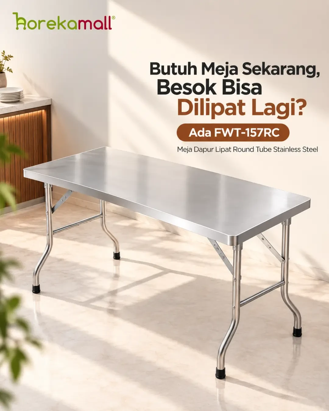Butuh Meja Sekarang, Besok Bisa Dilipat Lagi? Ada FWT-157RC