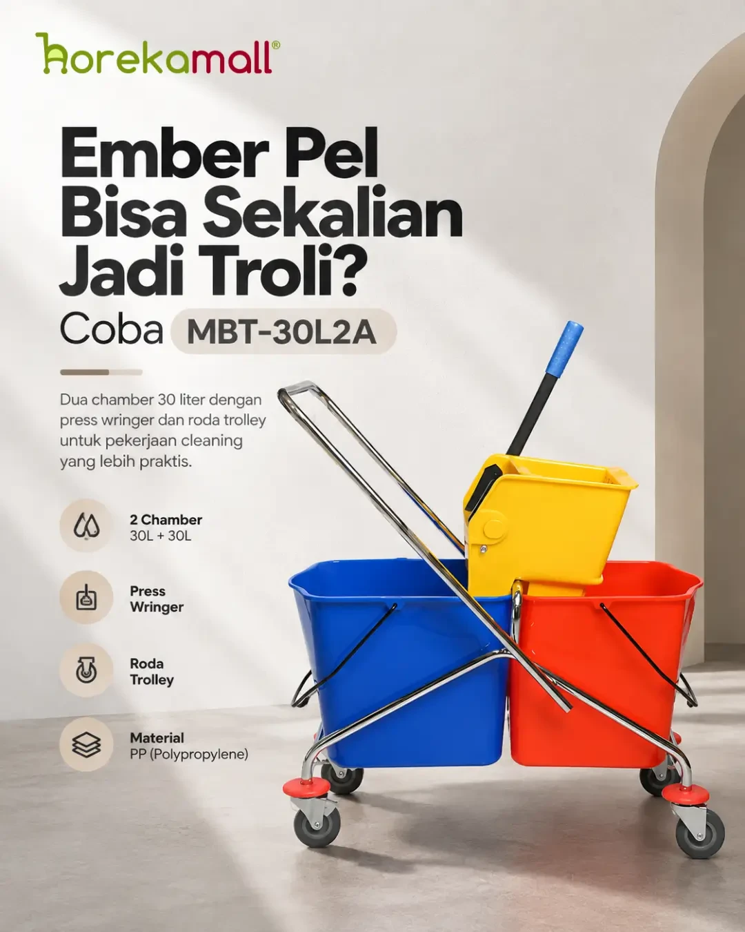 Ember Pel Bisa Sekalian Jadi Troli? Coba MBT-30L2A