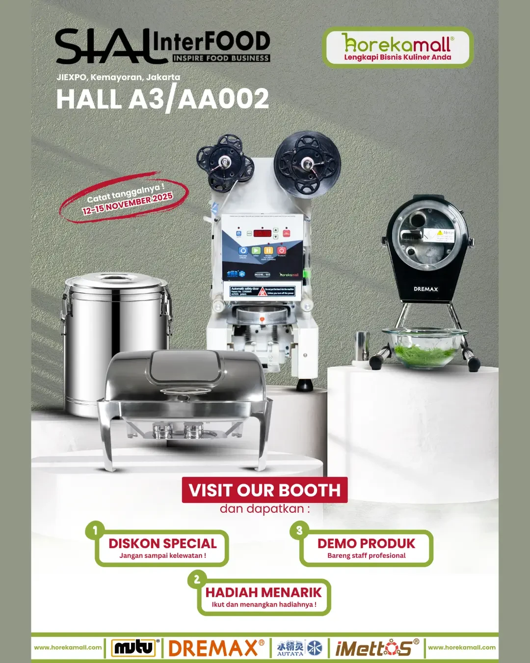 Horekamall Hadir di Pameran SIAL InterFOOD 2025!