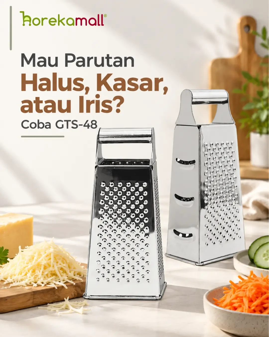Mau Parutan Halus, Kasar, atau Iris? Coba GTS-48