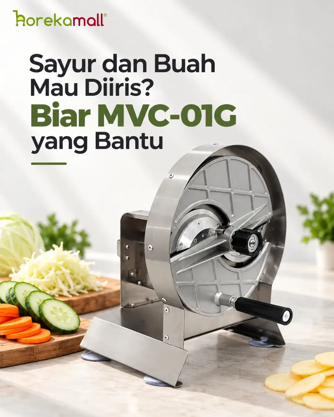 Sayur dan Buah Mau Diiris? Biar MVC-01G yang Bantu
