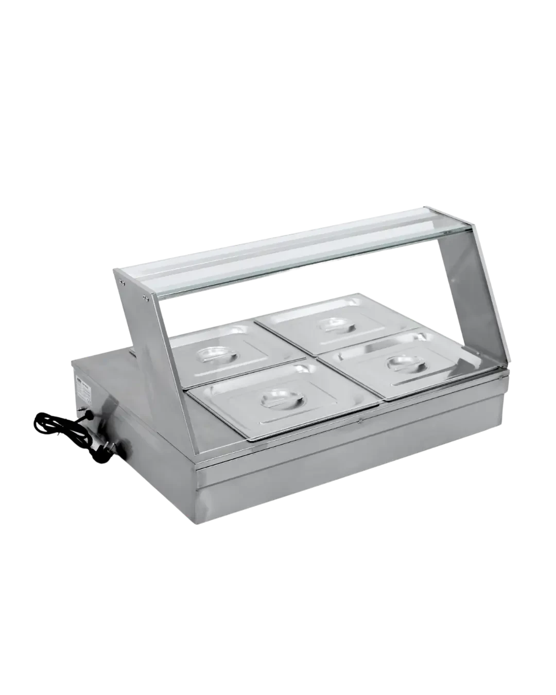 Bain Marie Listrik Penghangat Makanan Prasmanan 4 Pan Buffet Food Warmer | Mutu EBM-22 - 5729