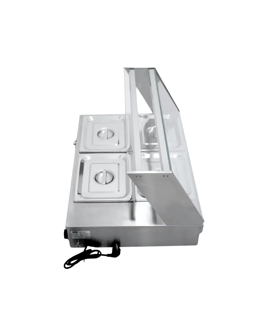 Bain Marie Listrik Penghangat Makanan Prasmanan 4 Pan Buffet Food Warmer | Mutu EBM-22 - 5731