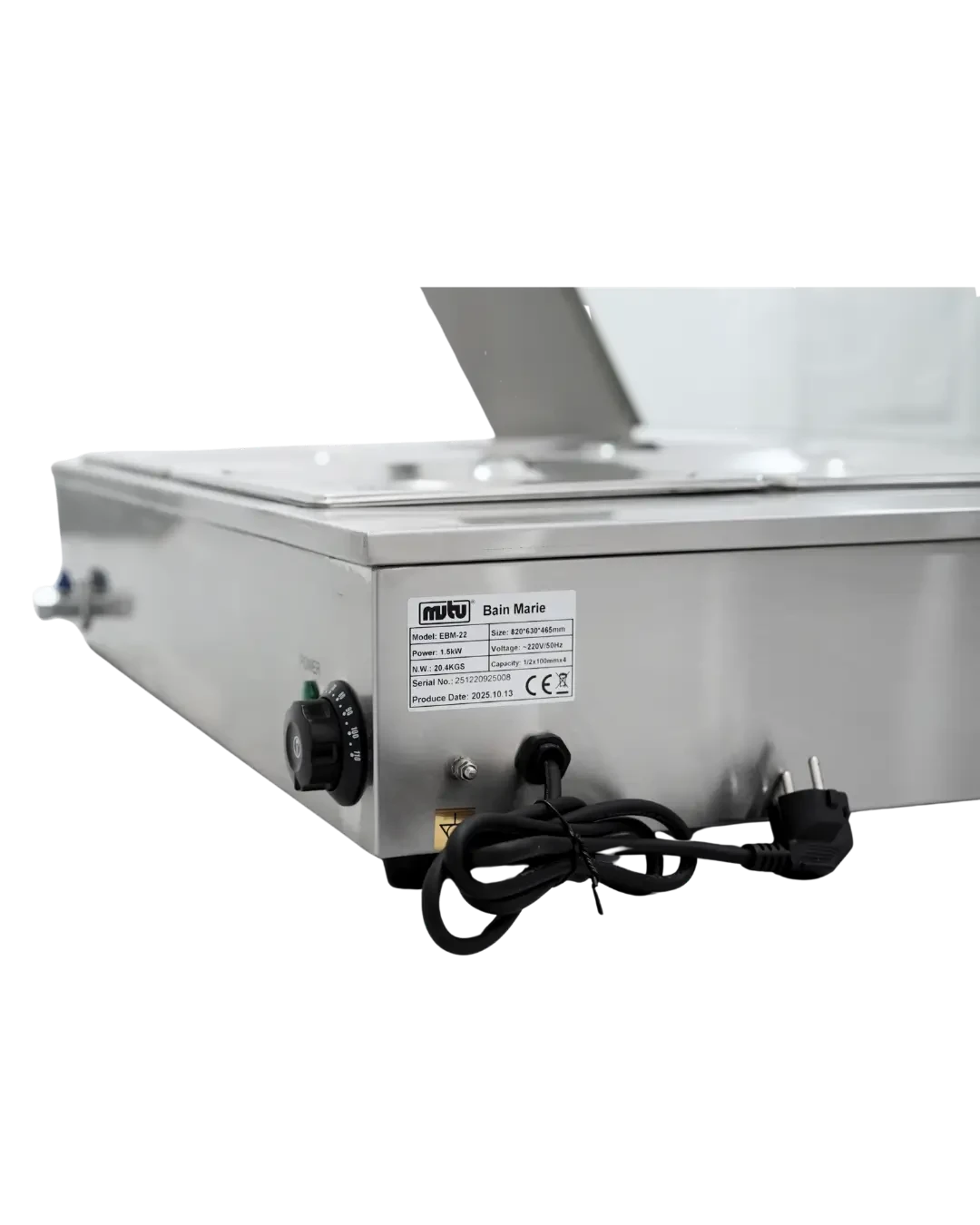 Bain Marie Listrik Penghangat Makanan Prasmanan 4 Pan Buffet Food Warmer | Mutu EBM-22 - 5735