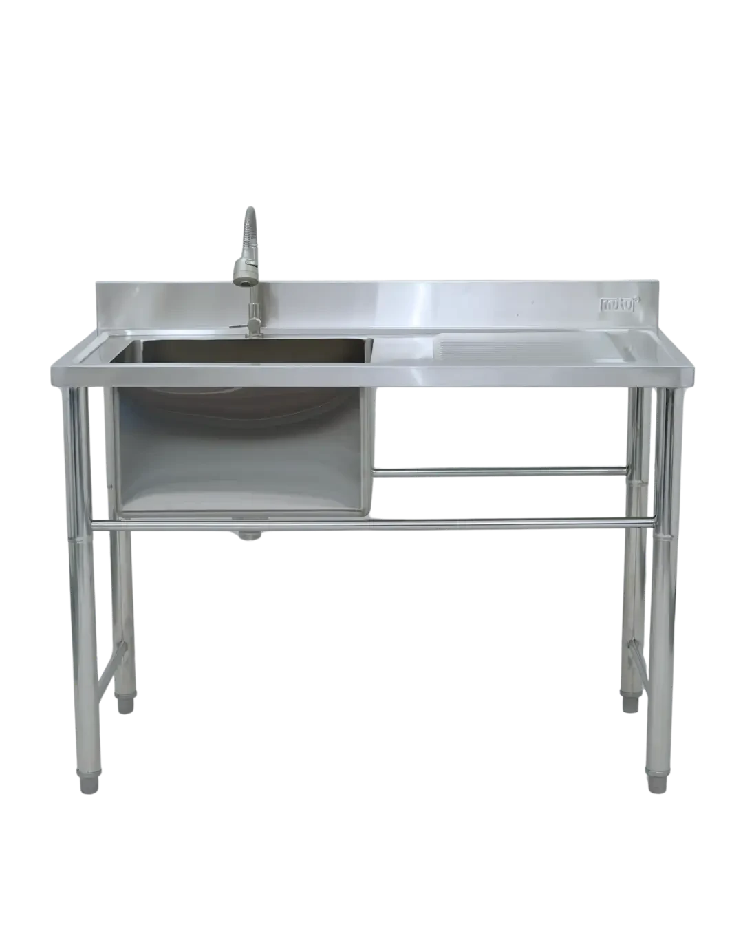 Bak Cuci Piring Restoran Work Sink Table Stainless Steel | Mutu KCS-126HR - 3175
