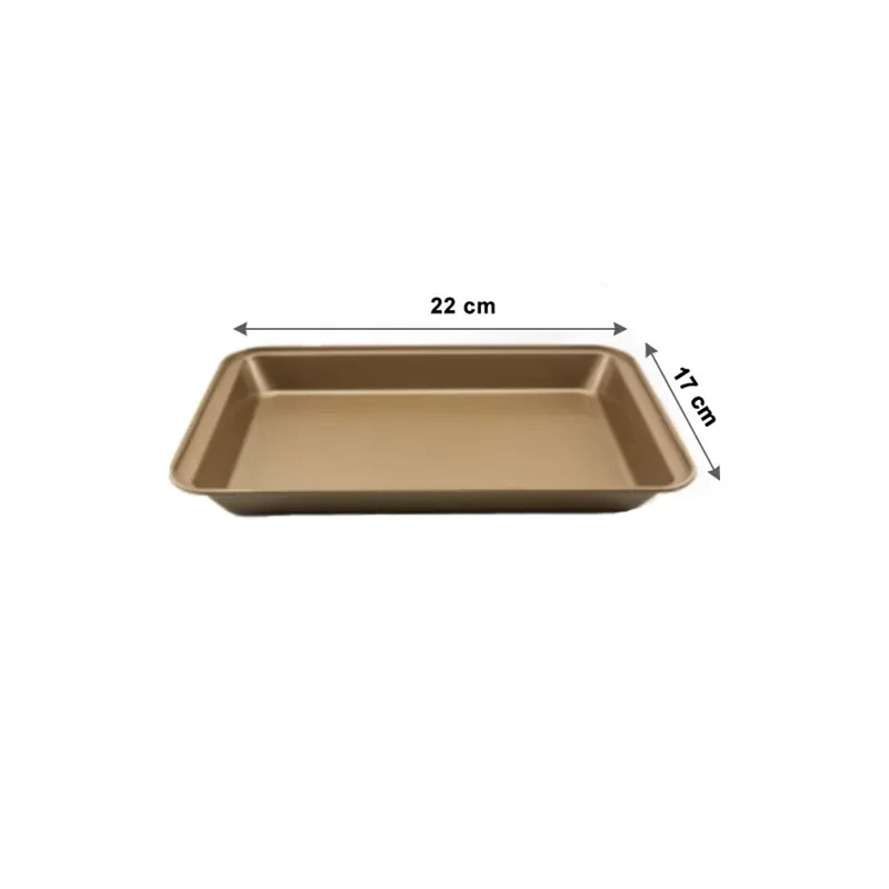 Baking Cookies Pan / Loyang Cookies 22x17x2,5 cm Rose Gold CCP-2217 - 2373