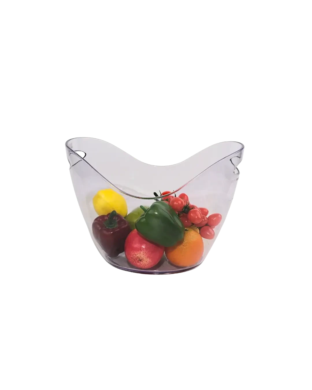 Bucket PC 8L Transparan Tempat Es Batu Buah Potong Display Chiller Counter | Mutu PIB-35PC - 3802