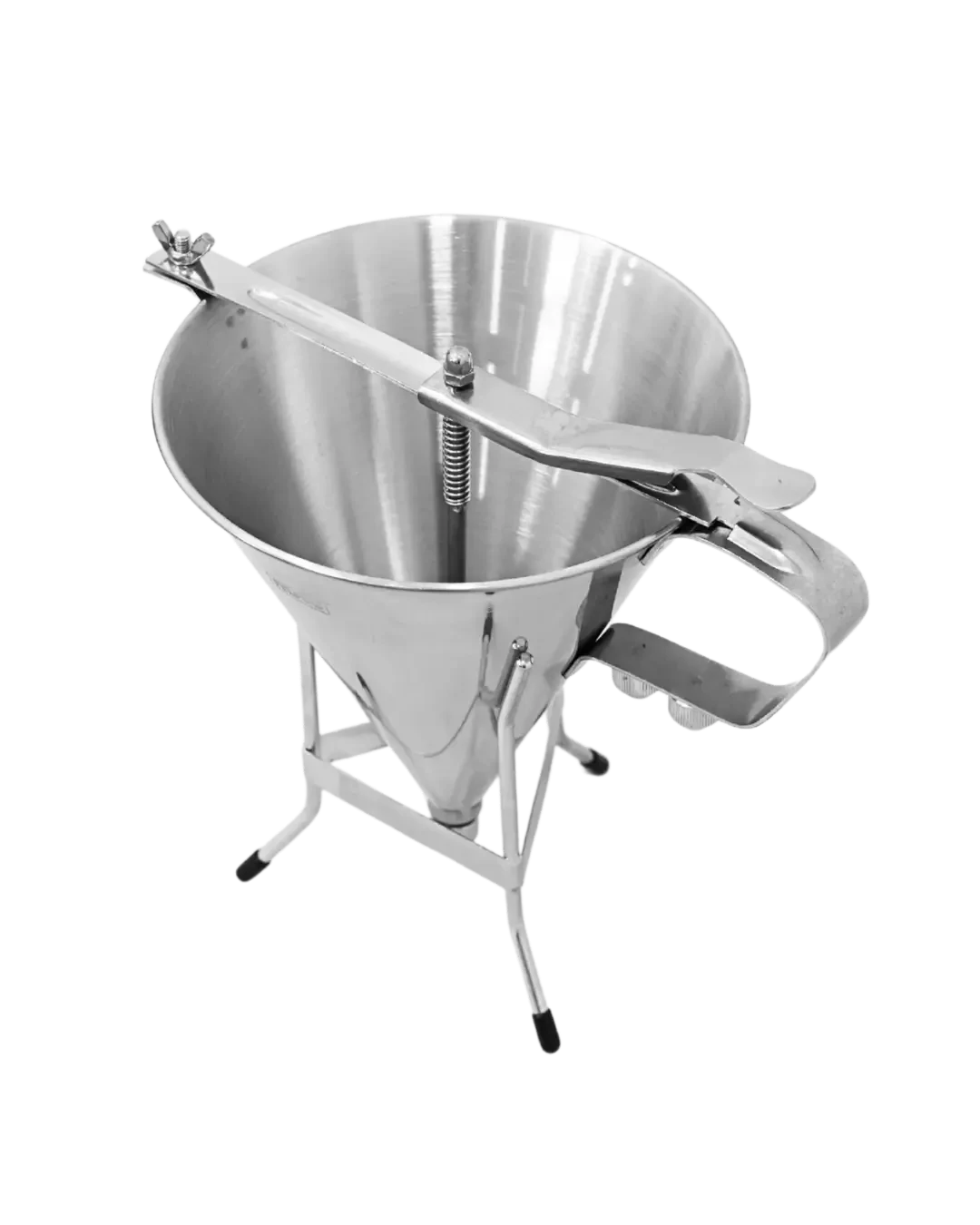 Corong Adonan Kue Stainless Steel Dispenser Funnel 3 Nozzle | Mutu DFN-22 - 5724