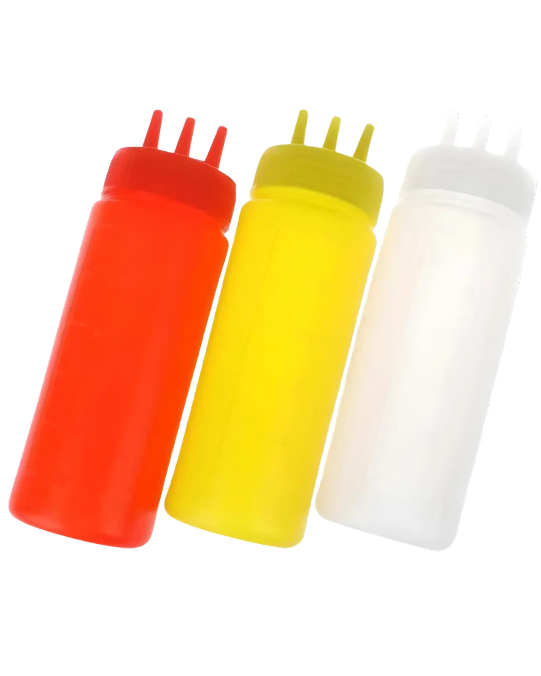 Dispenser Saus 3 Hole 400ml Kuning Multi Output | Mutu SB3-400Y - 4410