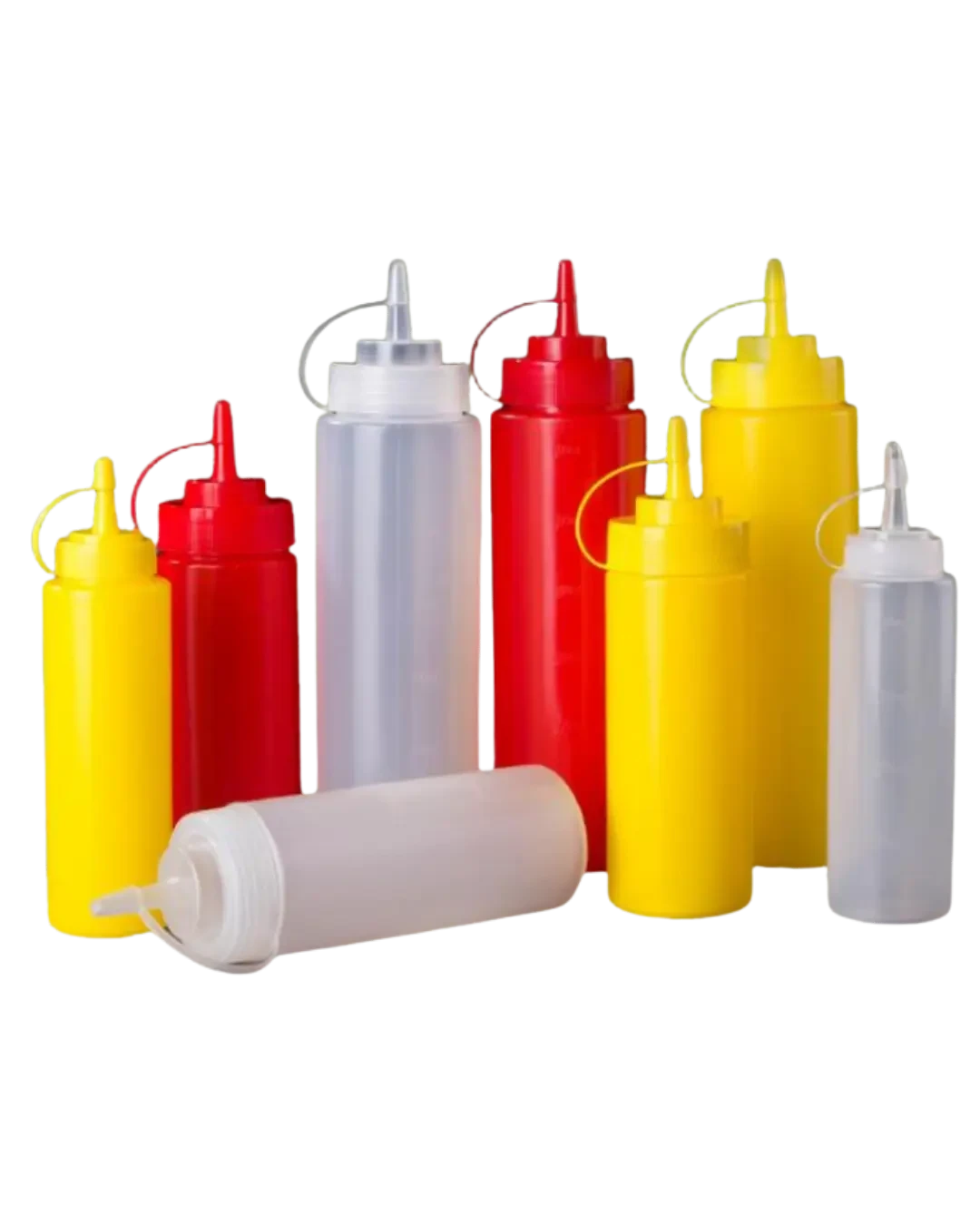 Dispenser Saus Kuning 650ml Botol Saus Besar | Mutu SBD-650Y - 4392