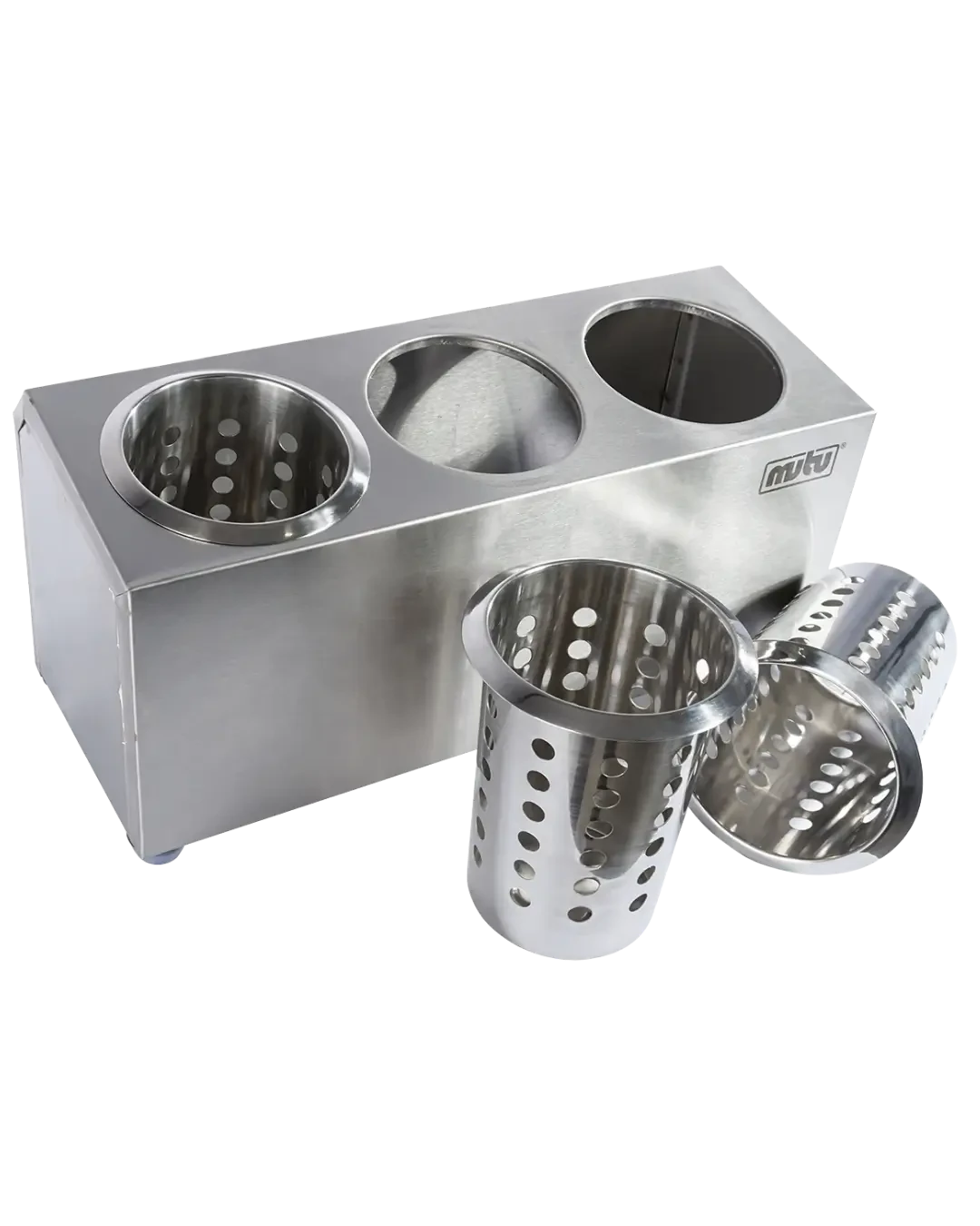 Flatware Holder Keranjang Peniris Peralatan Makan Rak Sendok Restoran | Mutu FCH-3 - 4424