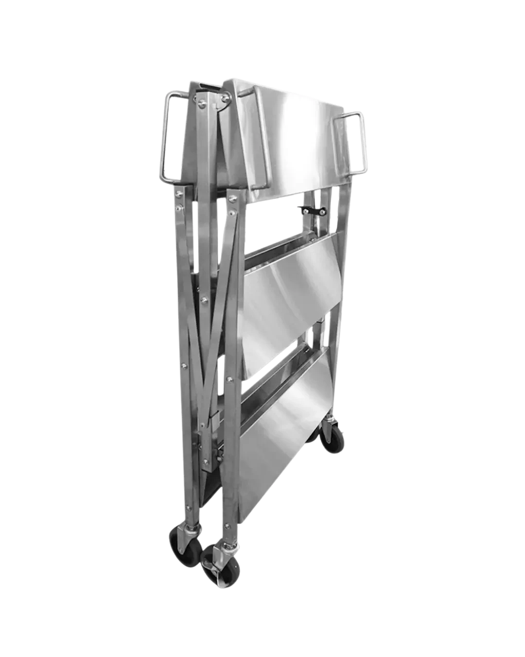 Folding Trolley Stainless Serbaguna Industri Horeca Gudang | Mutu FDT-3SL - 4853