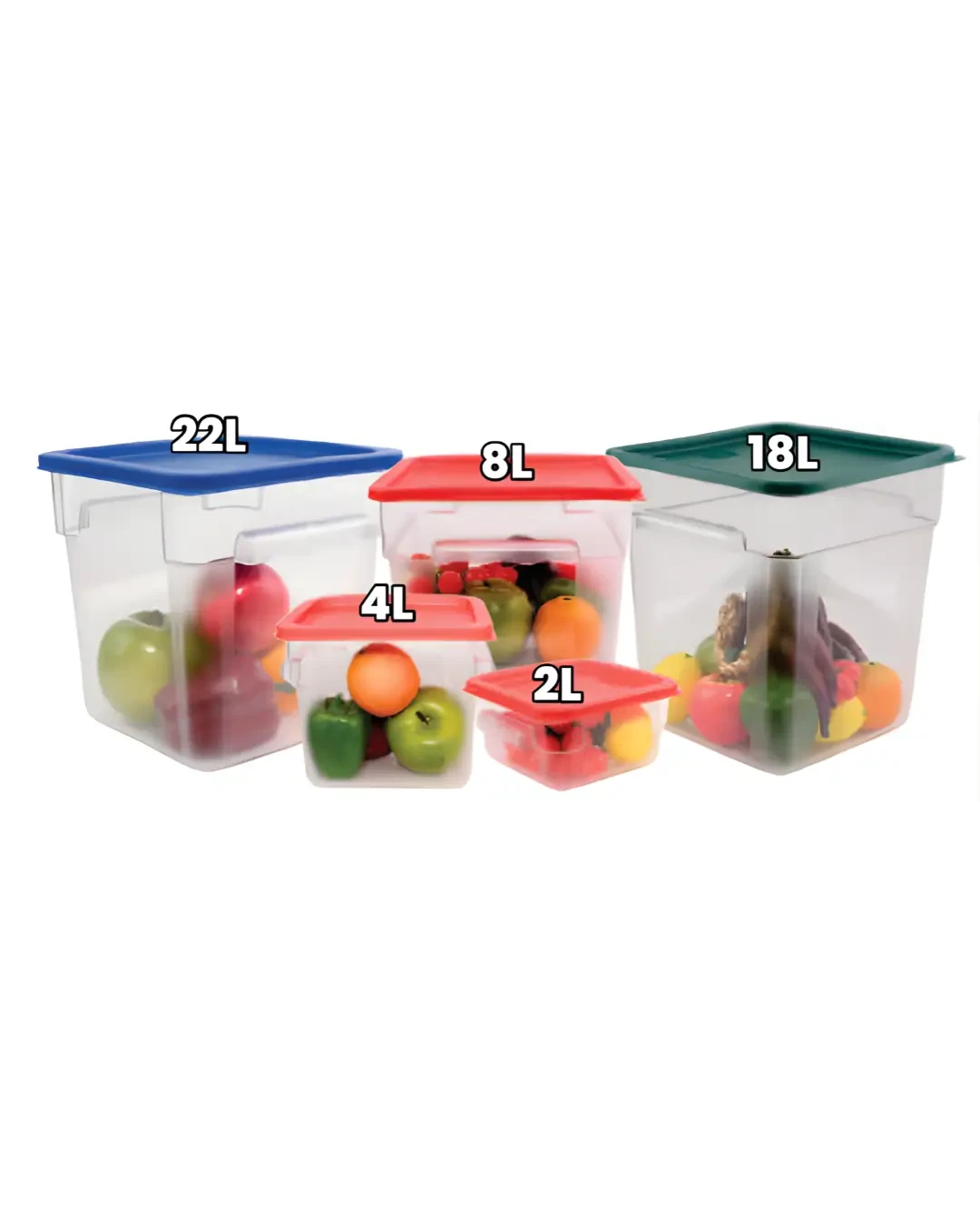 Food Container Kotak Transparan Wadah Makanan 22L | Mutu SFC-22PC - 3102