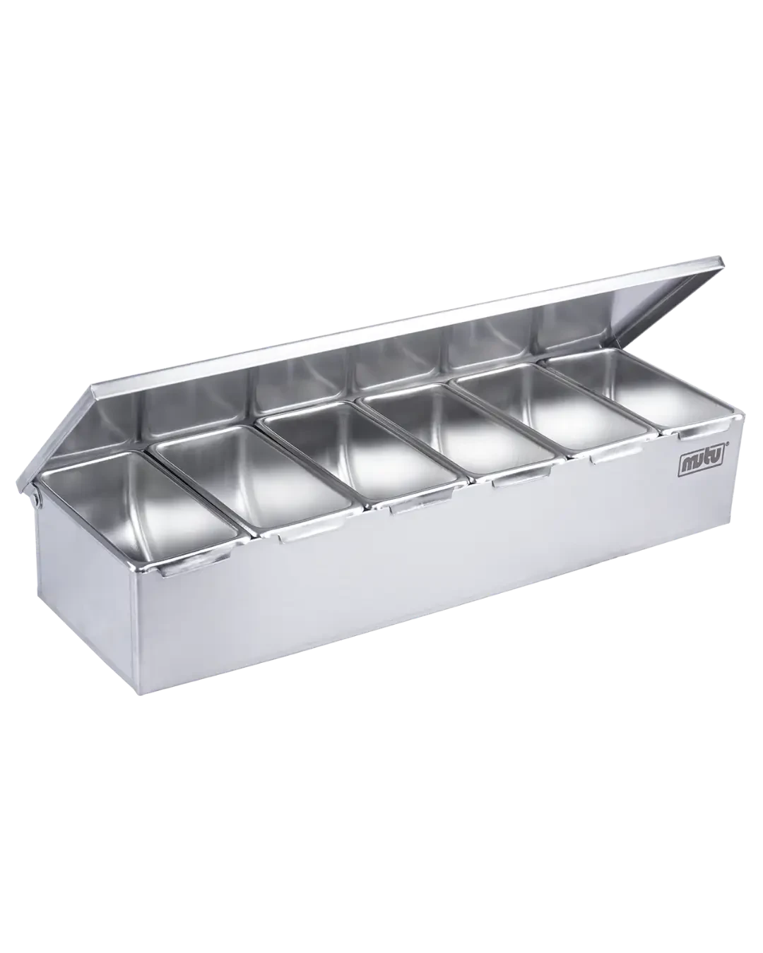 Food Container Stainless Steel Counter Bumbu Condiment Holder Bumbu | Mutu CMH-6S - 4518