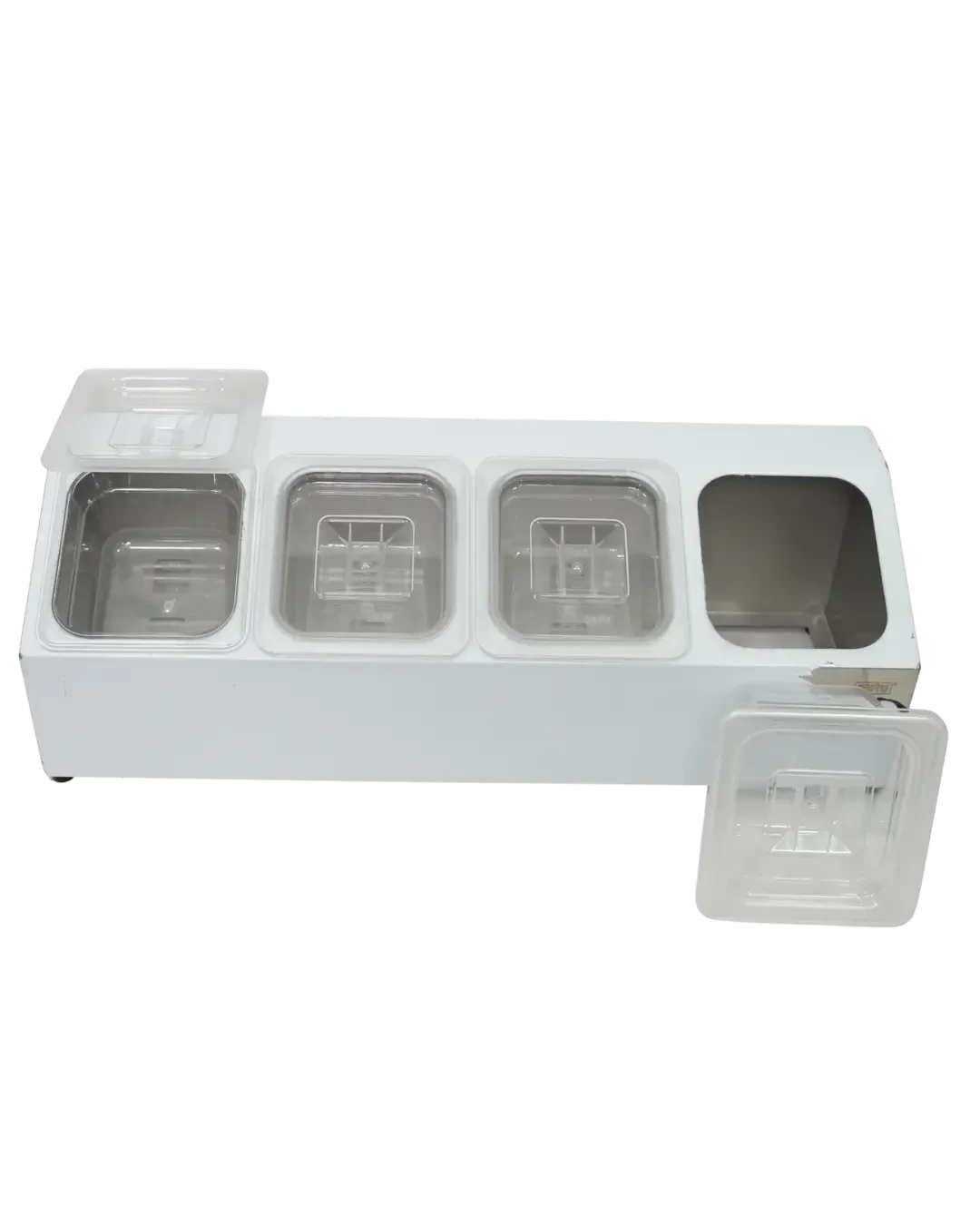 Food Prep Tray Stainless 4 Kompartemen Insert PC Counter Dapur | Mutu CMD-4PC - 5683