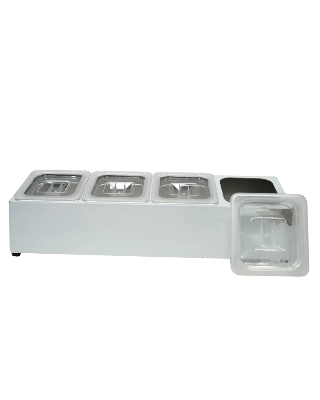 Food Prep Tray Stainless 4 Kompartemen Insert PC Counter Dapur | Mutu CMD-4PC - 5687