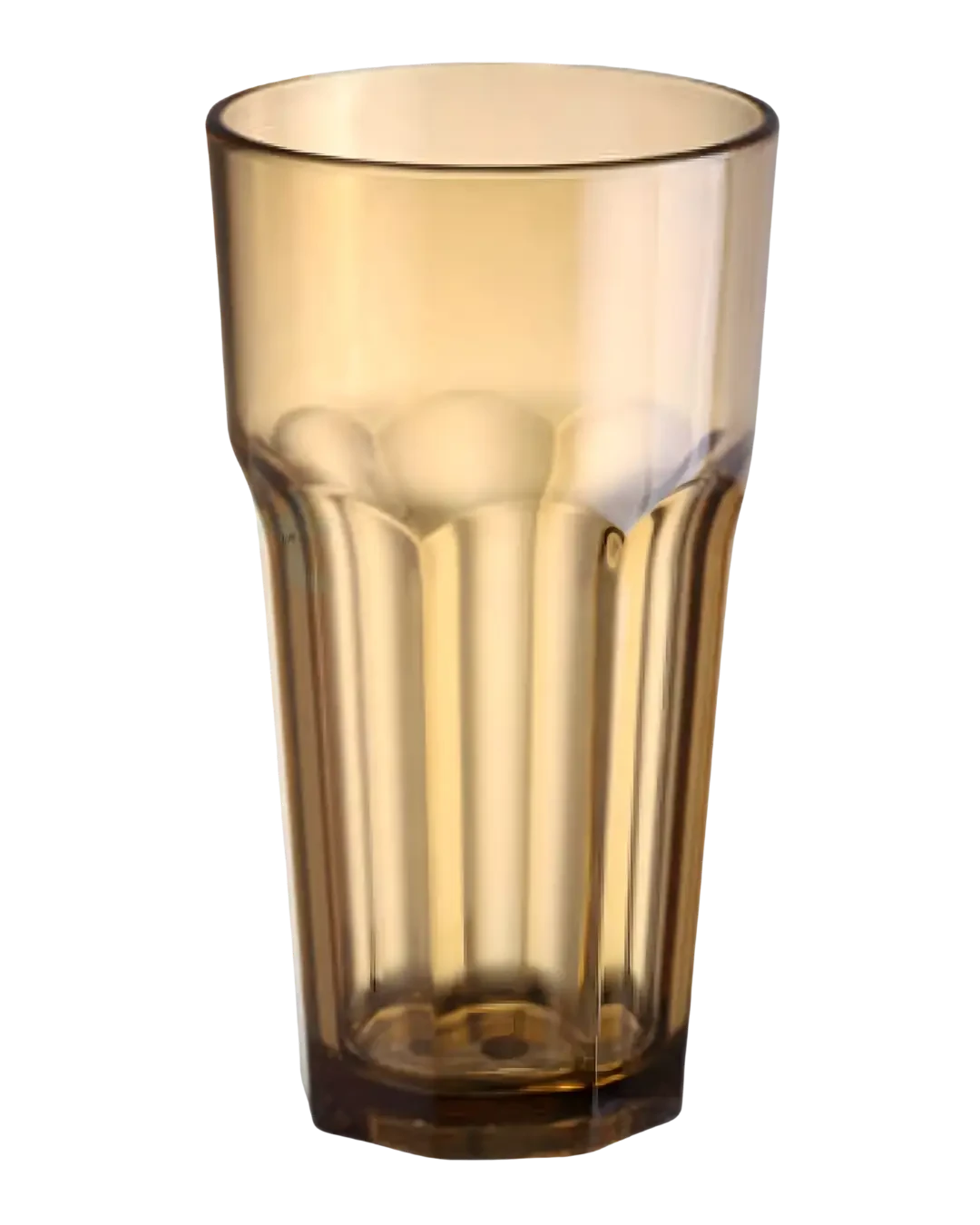 Gelas Plastik 310ml Coklat Tawny Estetik Minuman | Mutu PC-310Y - 4297