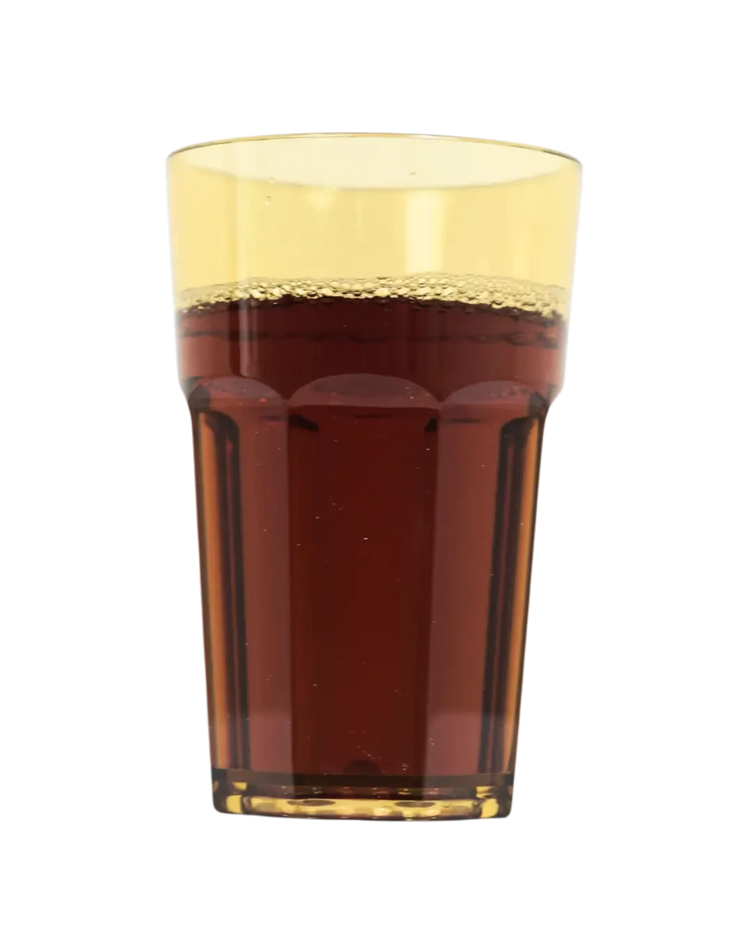 Gelas Plastik 310ml Coklat Tawny Estetik Minuman | Mutu PC-310Y - 6020