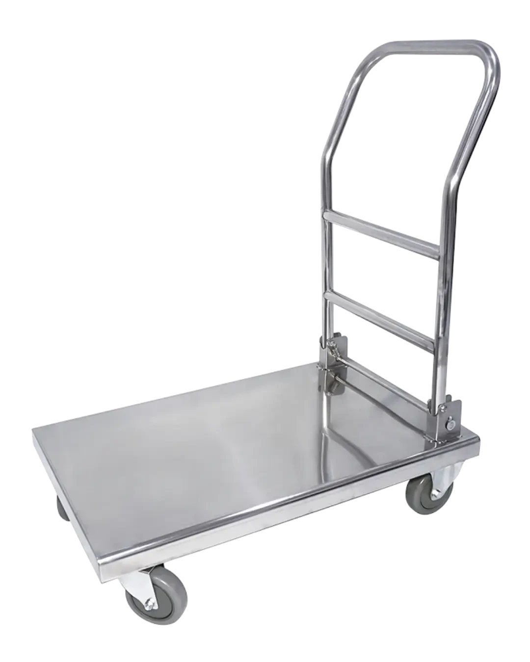 Hand Pallet Trolley Pengangkut Barang Lipat Heavy Duty Folding Platform Cart 300Kg | Mutu FPT-300 - 4202