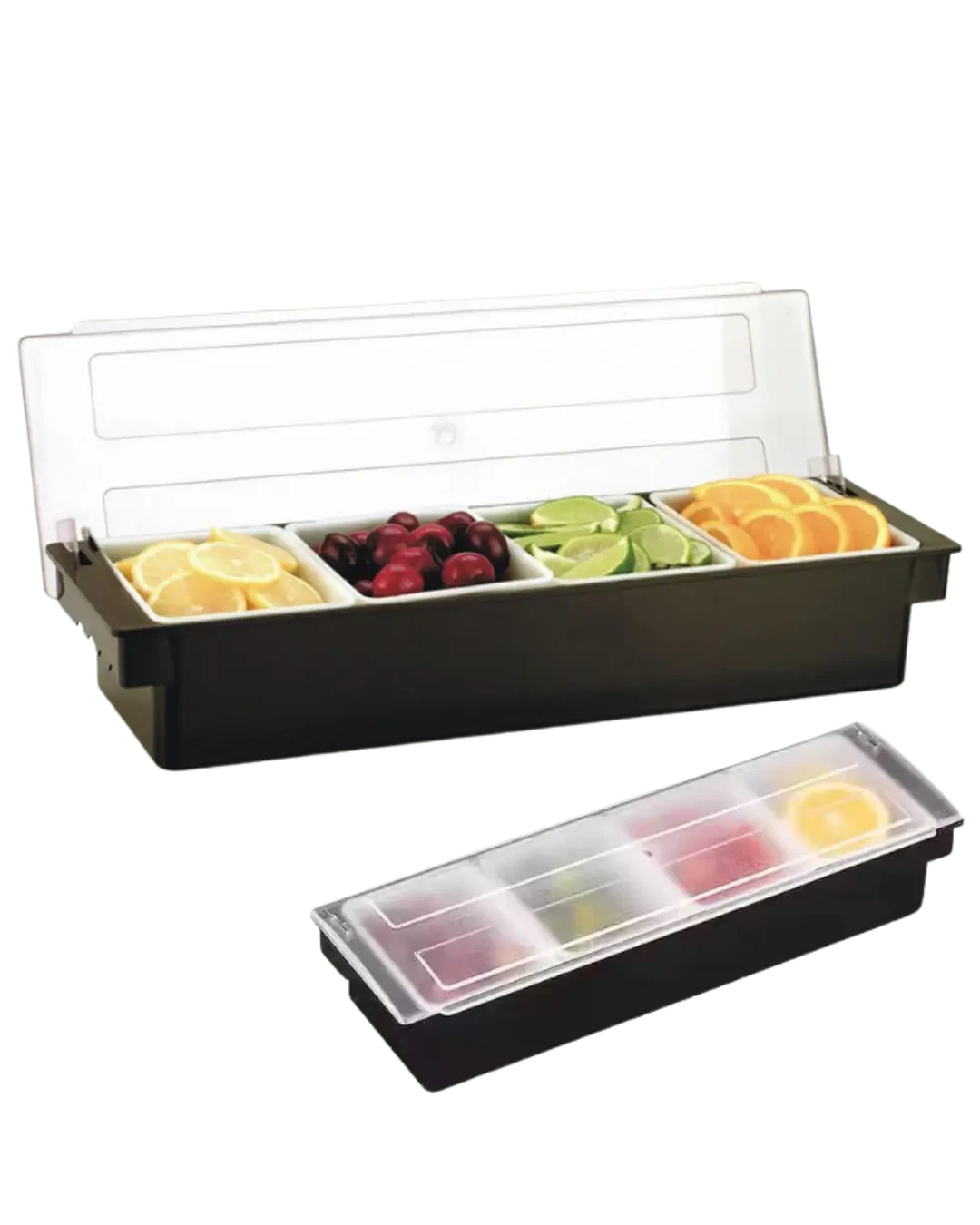 Ingredient Organizer Plastik 4 Sekat Bumbu Dapur Praktis | Mutu CMH-4PC - 4524
