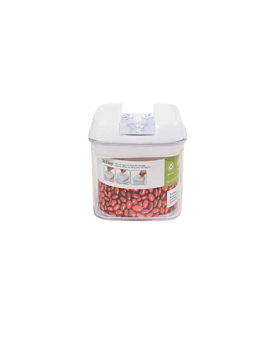 Kedap Udara Storage Sealed Tank 0,5L Wadah Slim Praktis & Hemat Tempat | Mutu SST-151S - 3600