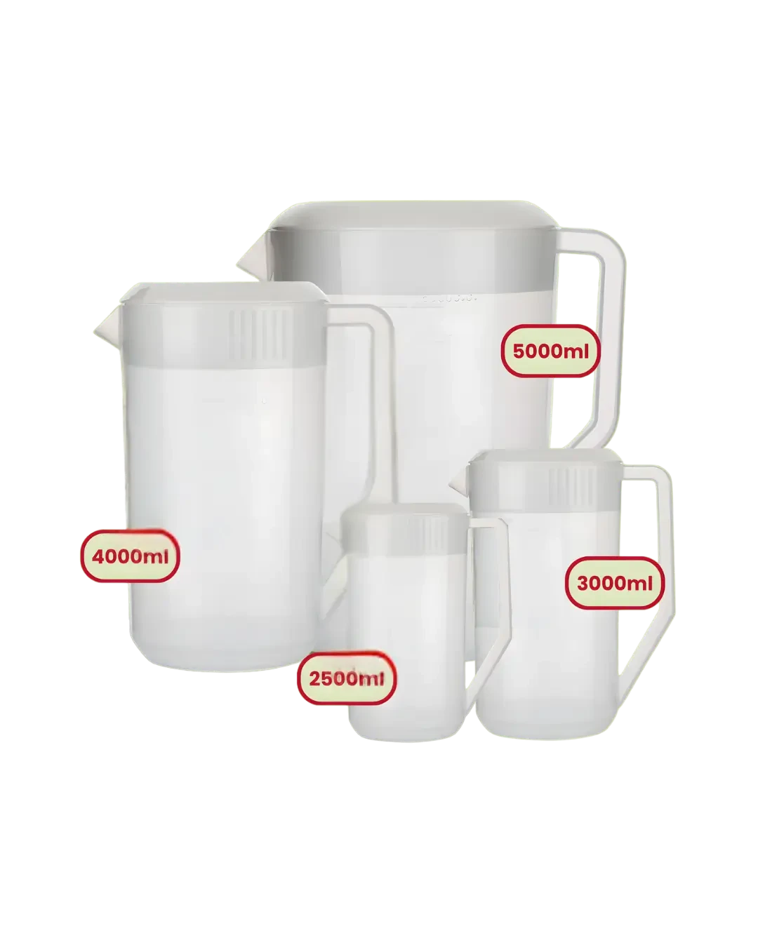 Kettle Plastik Skala Takaran 4L Dapur & Kafe | Mutu PWK-4000ml - 3719