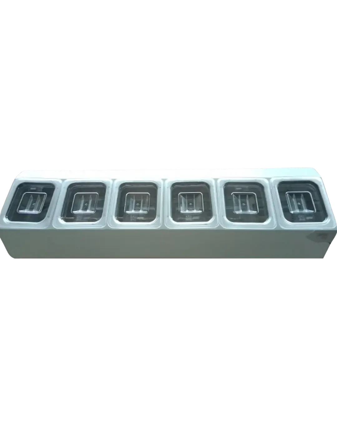 Kitchen Organizer Stainless 6 Kompartemen Insert PC Susun Bahan | Mutu CMD-6PC - 4484