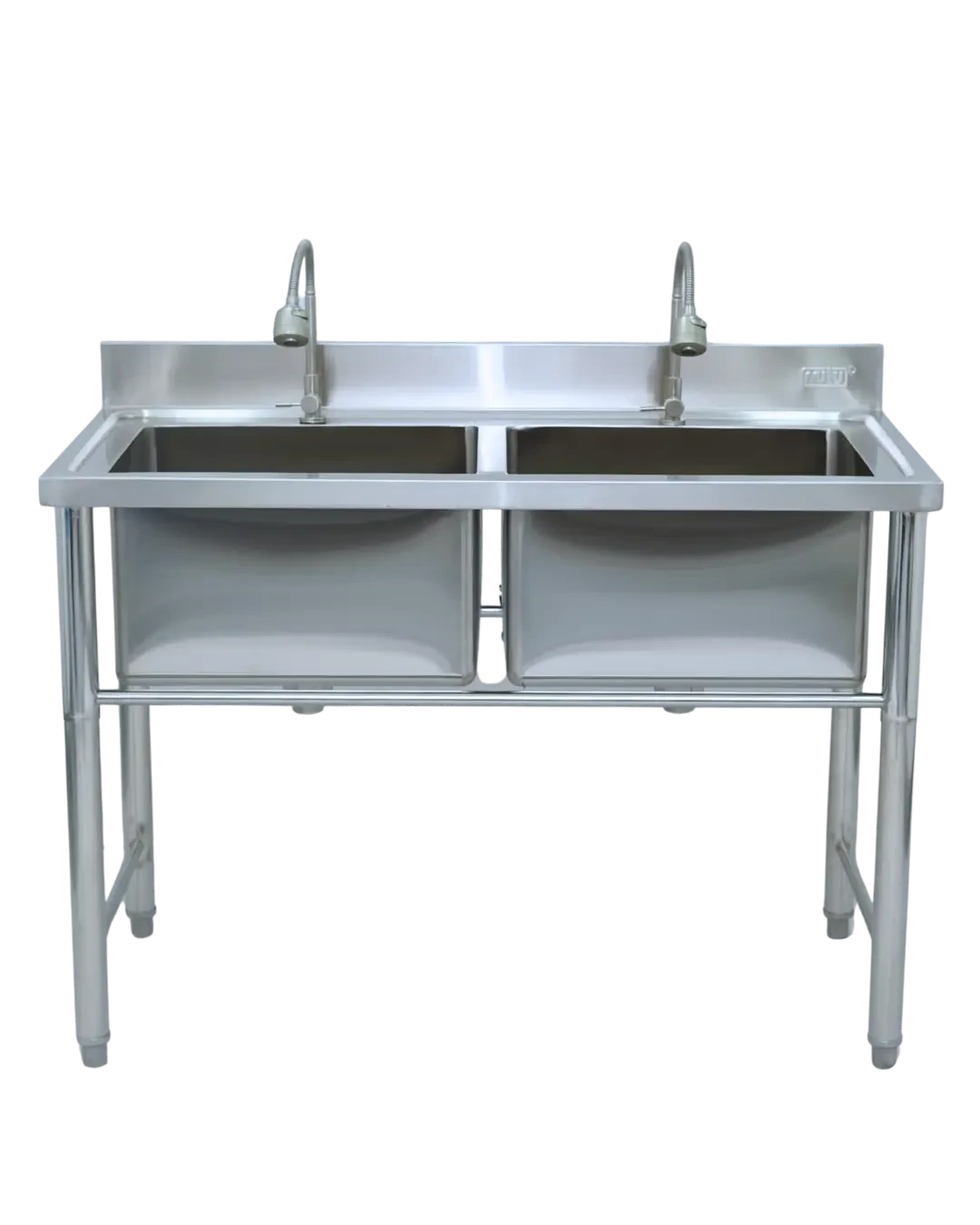 Kitchen Sink 2 Lubang Stainless Steel | Mutu KCS-127H2 - 3198