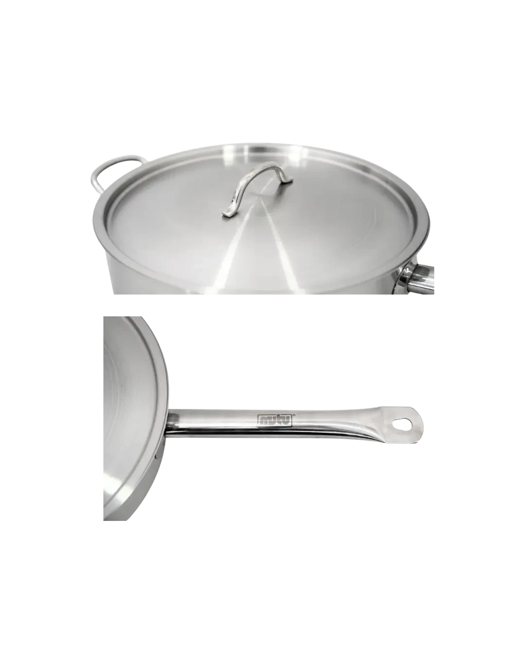 Low Body Panci Saus Stainless Steel Restaurant Kitchen Equipment | Mutu SCP-180L - 4992