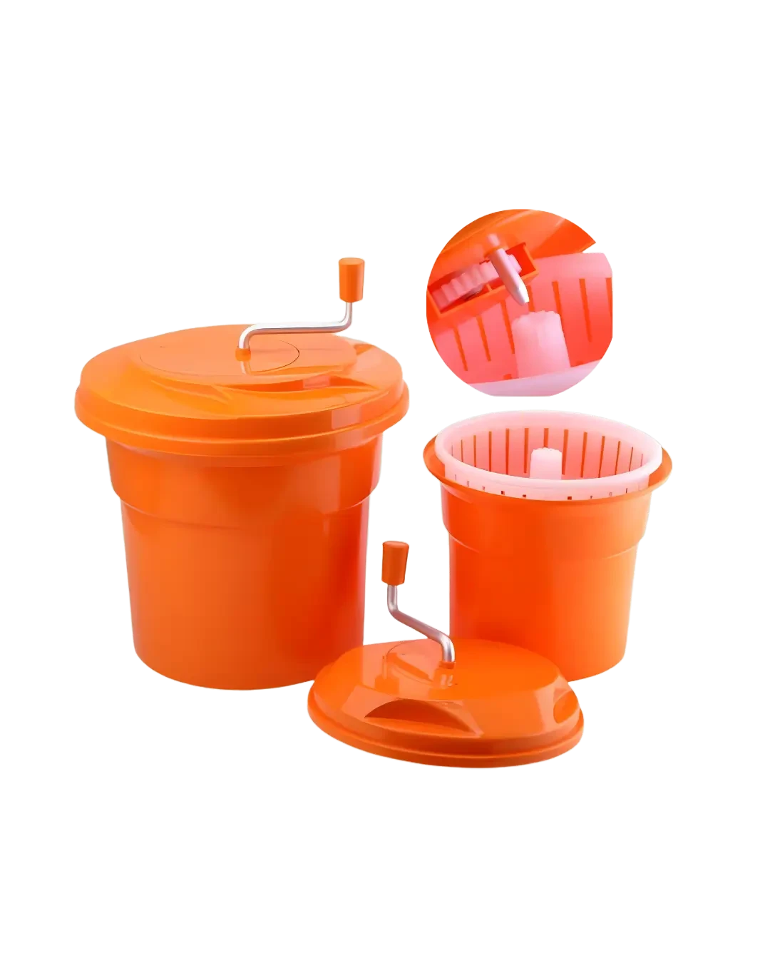 Manual Salad Spinner Restoran & Katering Kapasitas Jumbo 25 Liter | Mutu MSS-25L - 3636