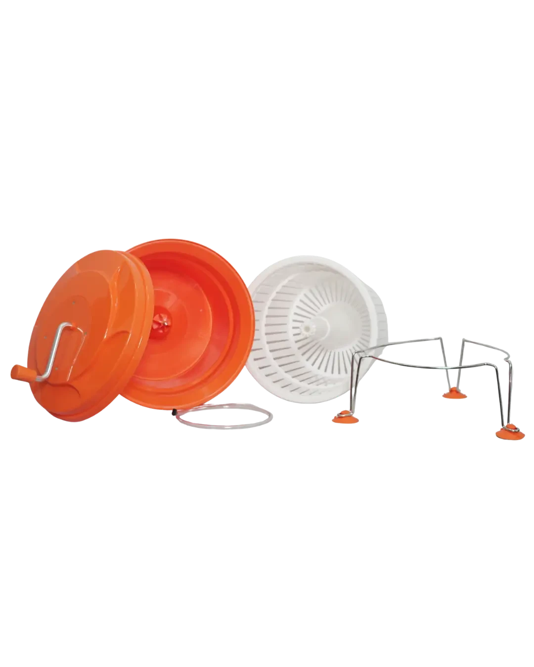 Manual Salad Spinner With Stand Praktis & Stabil Proses Pengeringan Sayur | Mutu MSS-25LS - 5997