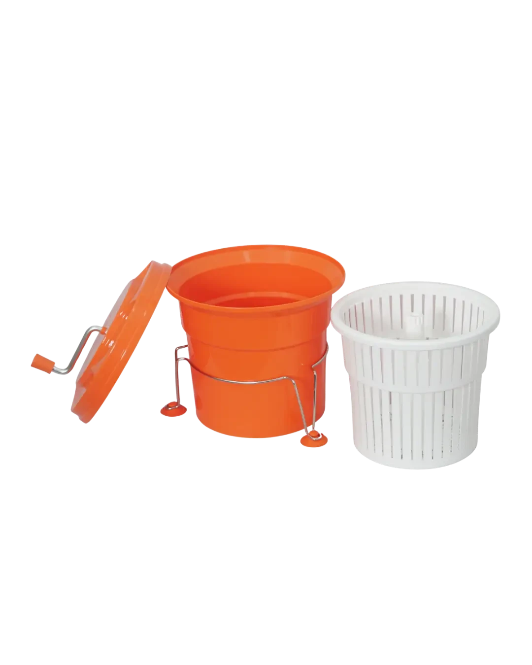 Manual Salad Spinner With Stand Praktis & Stabil Proses Pengeringan Sayur | Mutu MSS-25LS - 3640