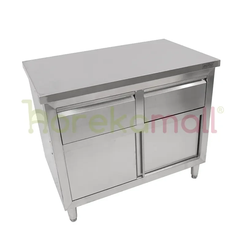 Meja Kabinet Stainless Steel | Mutu WDE-10SD - 2488