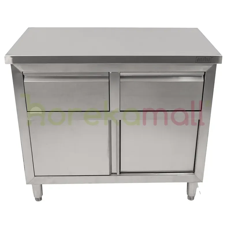 Meja Kabinet Stainless Steel | Mutu WDE-10SD - 2489