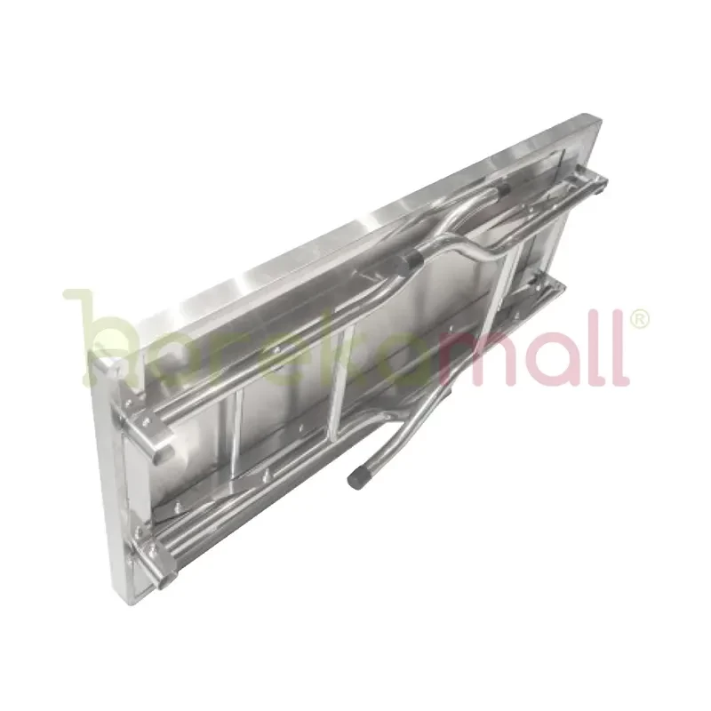 Meja Dapur Lipat Round Tube Stainless Steel | Mutu FWT-156RC - 2450