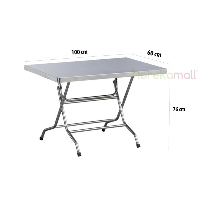 Meja Lipat Stainless steel / Meja makan | Mutu FTT-600E - 2925