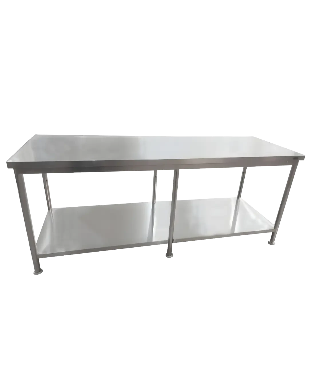Meja Produksi Makanan Stainless Kitchen Work Table Panjang | Mutu RWT-18C