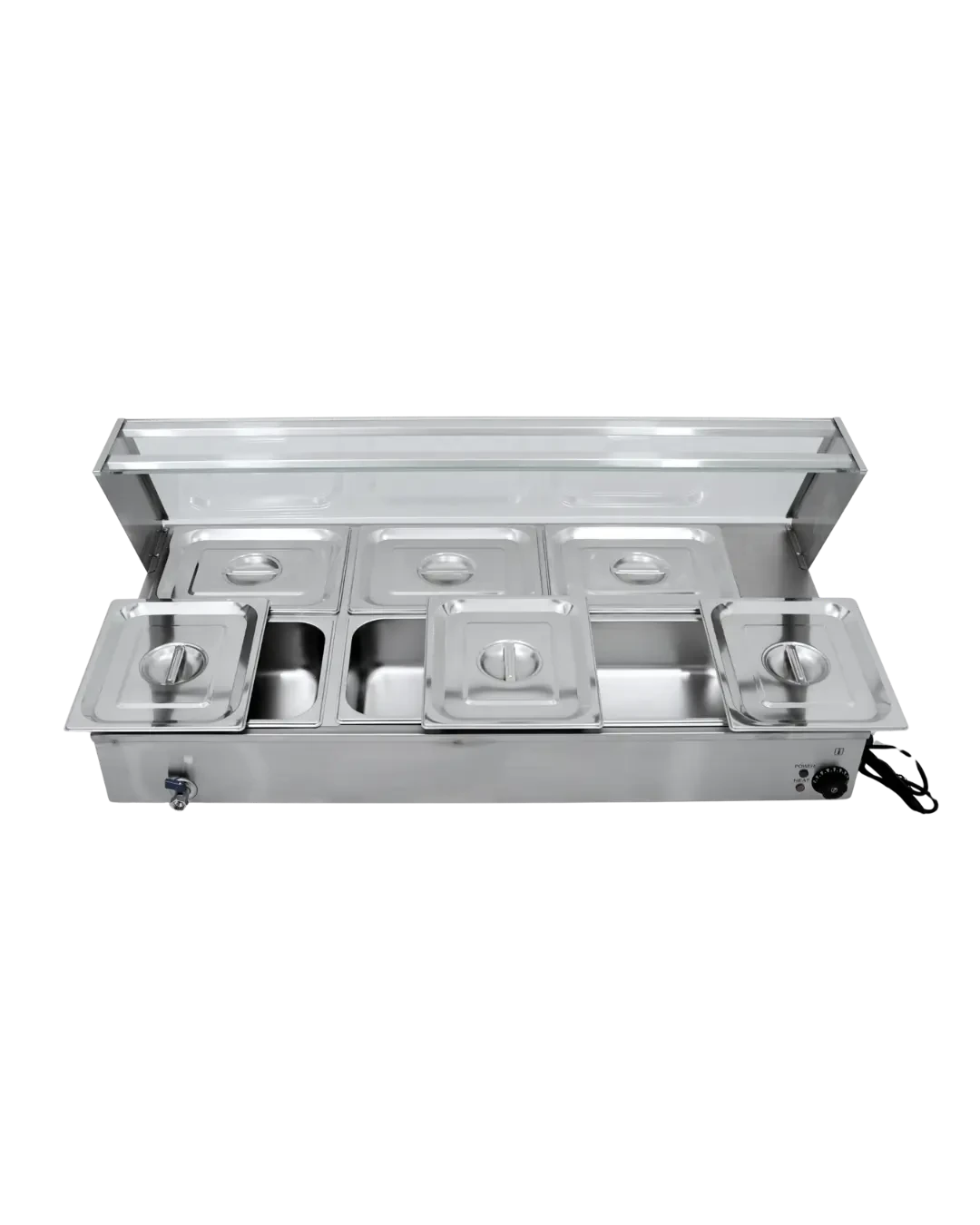 Mesin Steam Table Bain Marie Pemanas Sup & Kuah 6 Lubang | Mutu EBM-32 - 5743