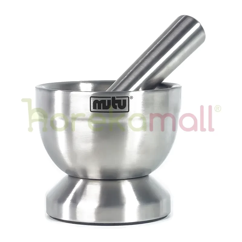 Mortar dan Alu Untuk Obat Stainless - MI-100 - 2027