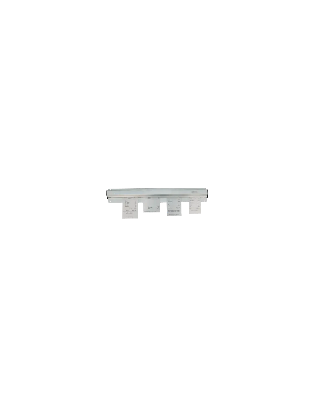 Order Rail Aluminium 400mm Holder Nota Kasir Praktis | Mutu PBH-400AW - 4574