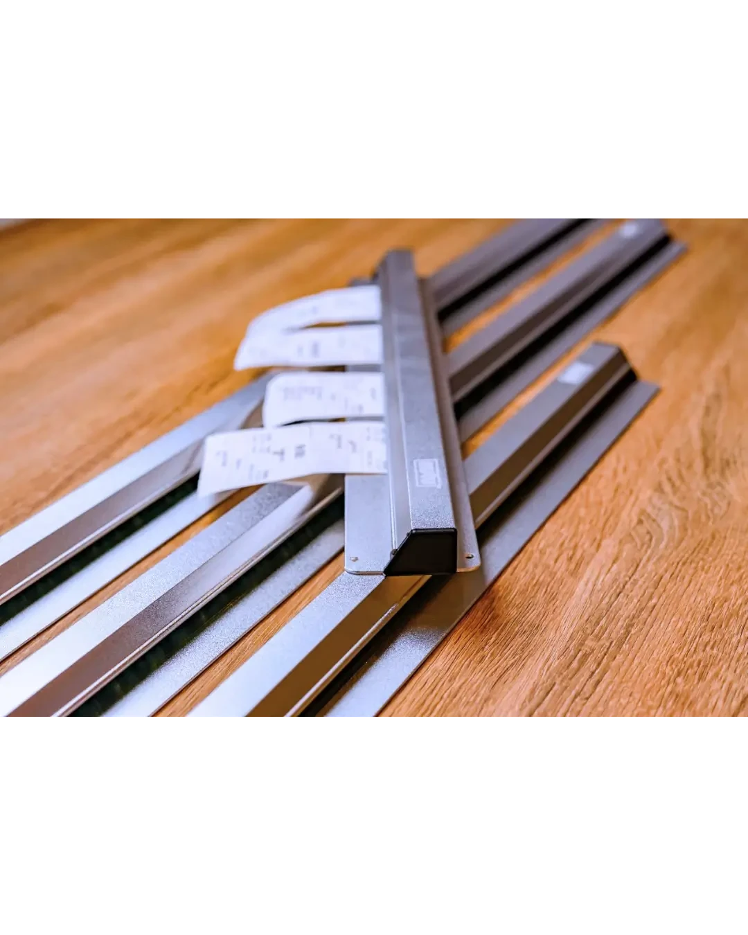 Order Rail Aluminium 400mm Holder Nota Kasir Praktis | Mutu PBH-400AW - 4579