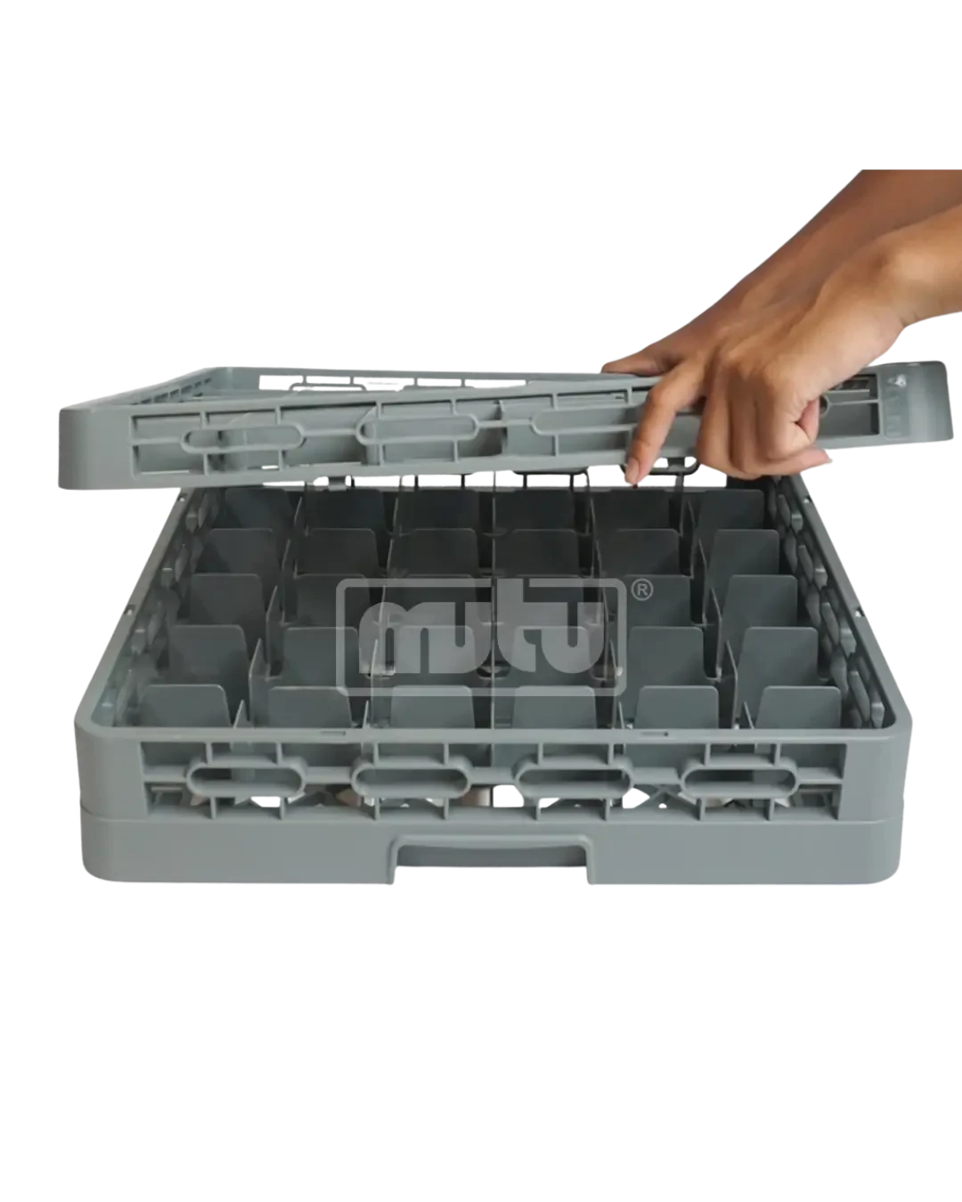 Penambah Tinggi Rack 36 Hole Dishwasher Katering Pernikahan | Mutu DRF-36HT - 4161