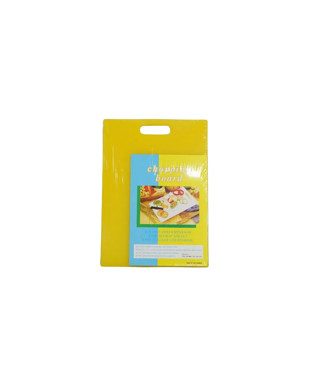 Plastic Chopping Board Kuning Medium Persiapan Cepat 35x25cm Tebal 1,3cm | Mutu PCB-3213YL - 3463