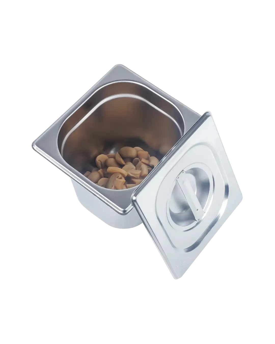 Salad Station Stainless Food Prep Serving Tray Condiment Dispenser Tempat Bumbu | Mutu CMD-32 - 4457