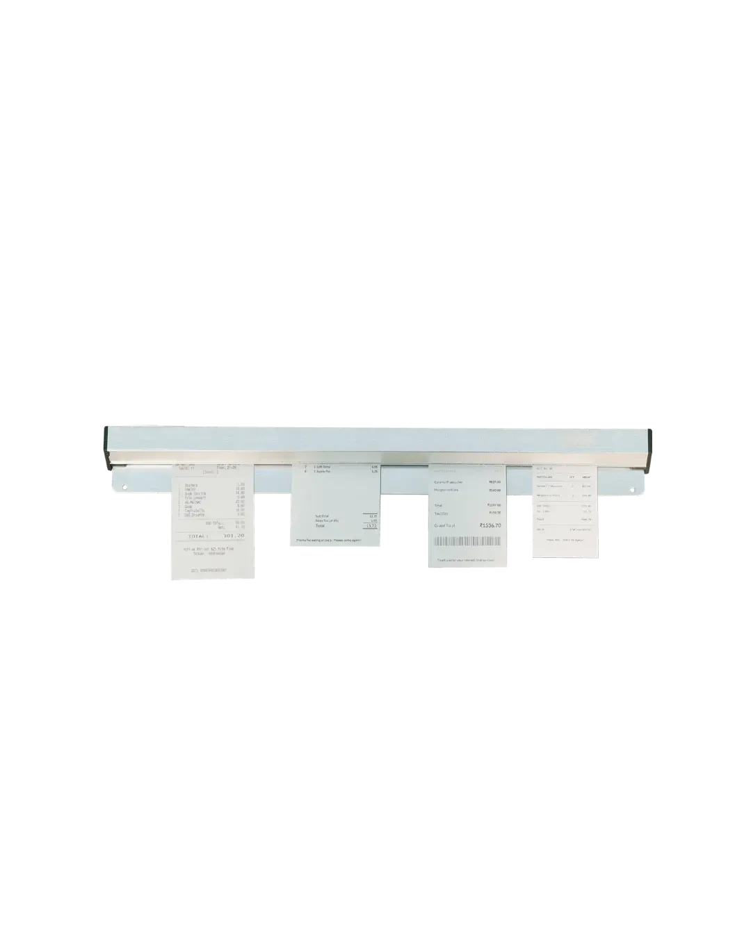Slip Rail Aluminium 900mm Area Dapur Tampung Nota Order | Mutu PBH-900A - 4558