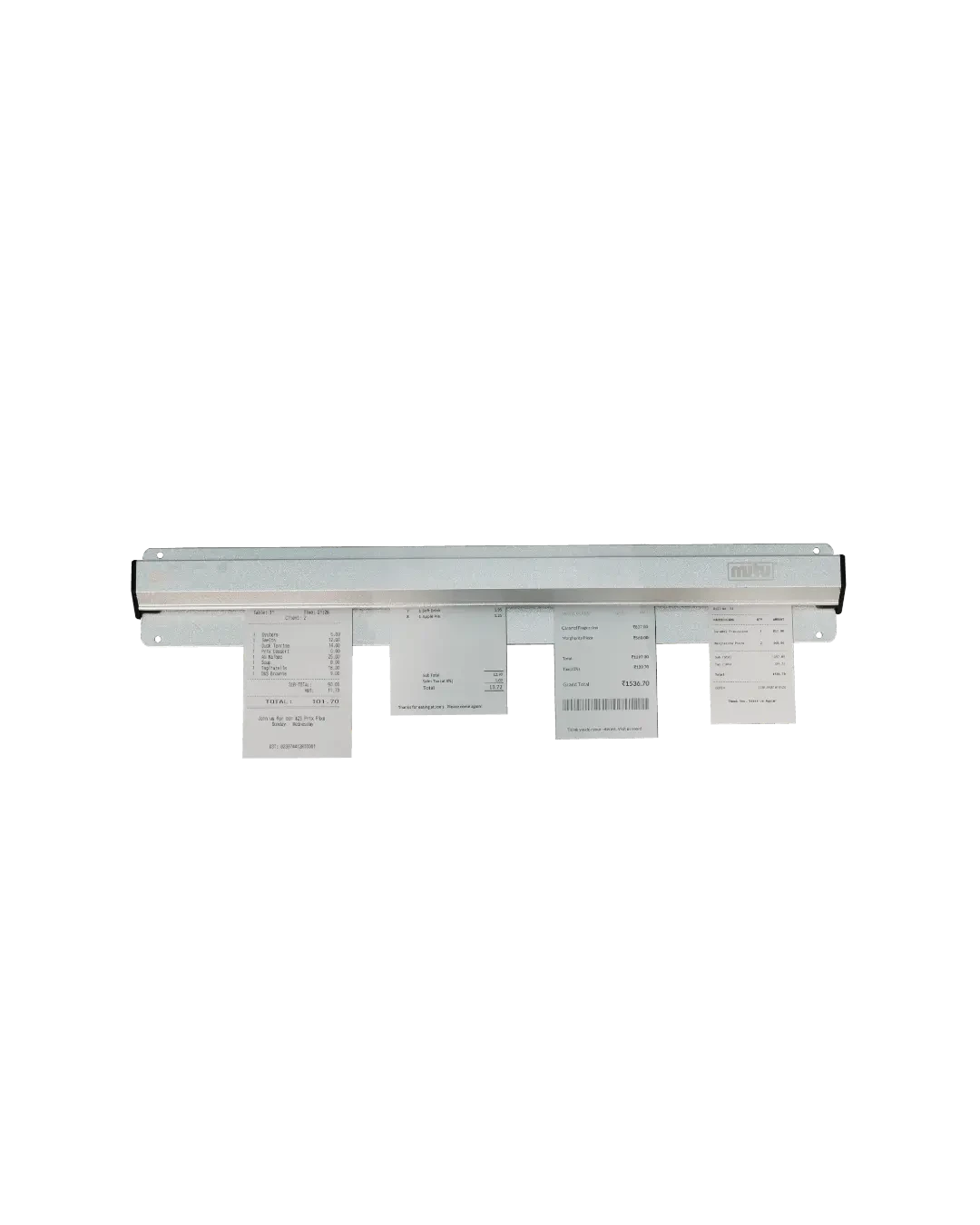 Slip Rail Aluminium Wide 900mm Area Dapur Penjepit Nota Stabil | Mutu PBH-900AW - 4590