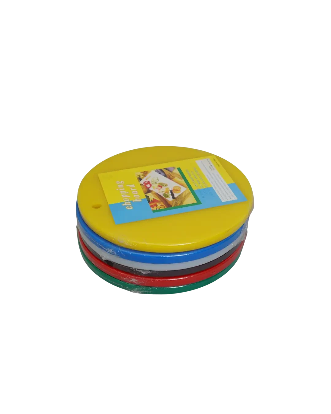 Talenan Plastik Lingkaran Putih D35cm 2cm Cutting Board Area Persiapan | Mutu PCB-R3520WH - 3504