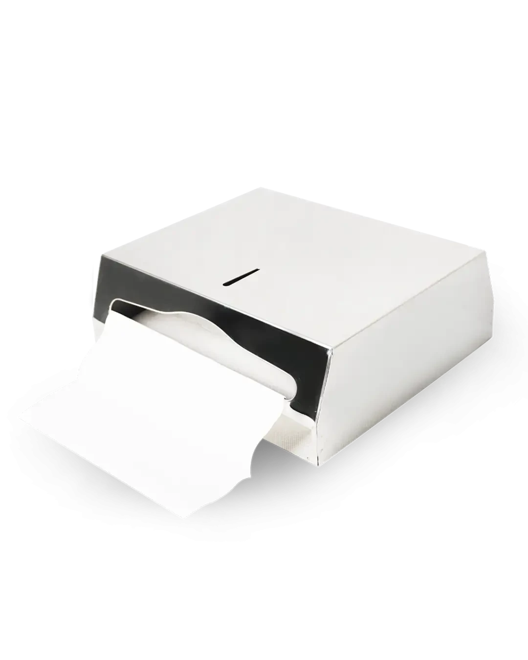 Tissue Dispenser Stainless Mirror Tempat Tisu Dinding Kamar Mandi Komersial | Mutu TSD-285P - 3907