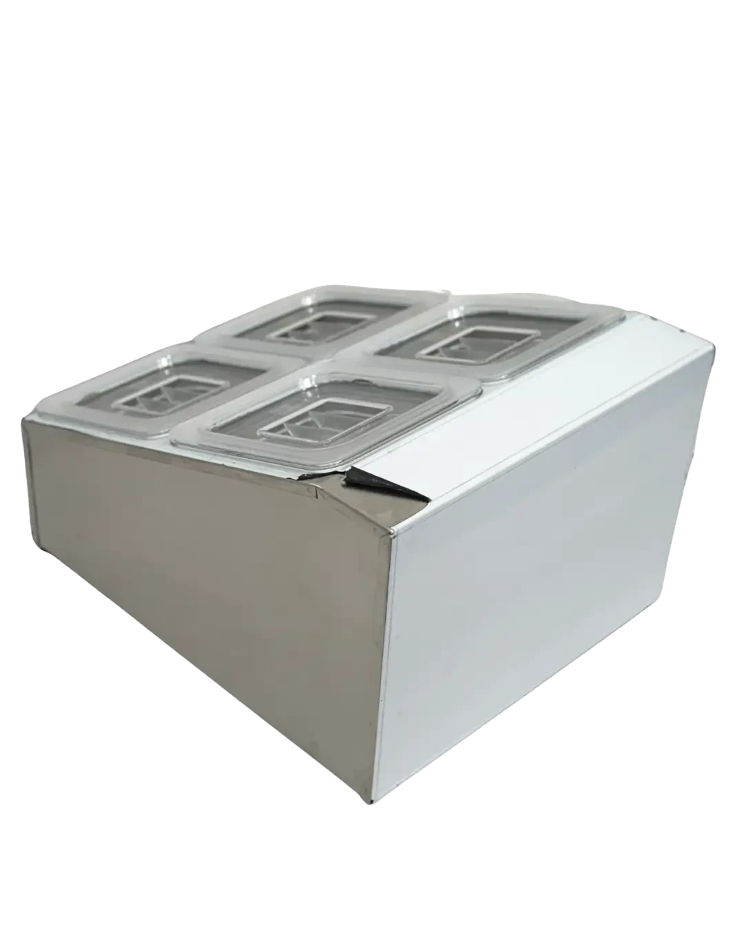 Topping Bar Stainless 4 Kompartemen Insert PC Set Display Saus | Mutu CMD-22PC - 5698