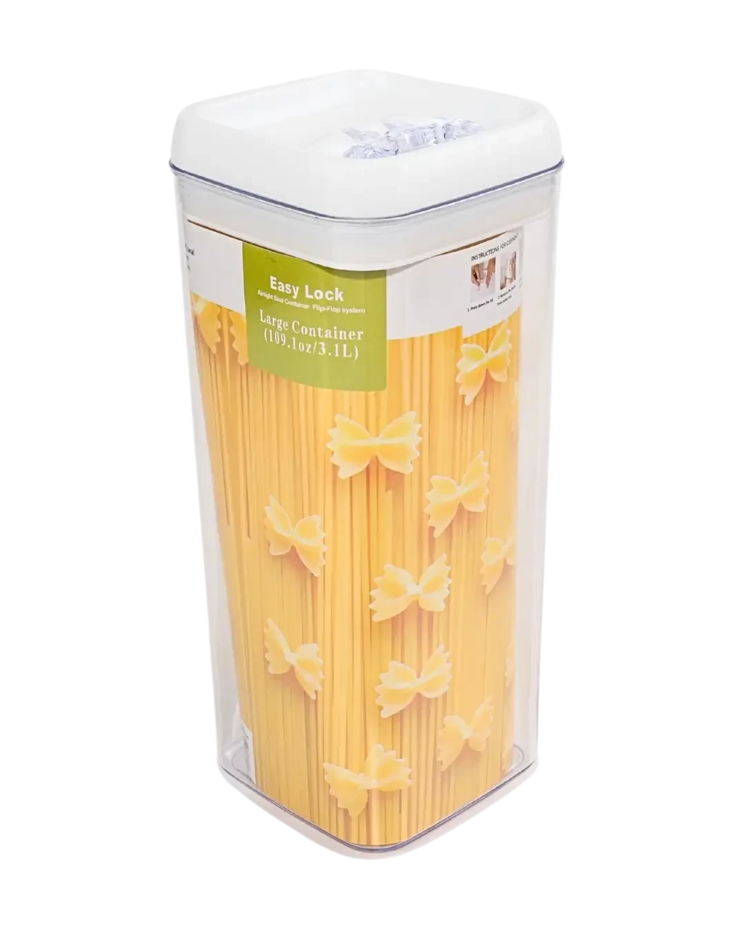 Wadah Penyimpanan Jumbo & Praktis Storage Sealed Tank 3,1L Kedap Udara | Mutu SST-375S - 3627